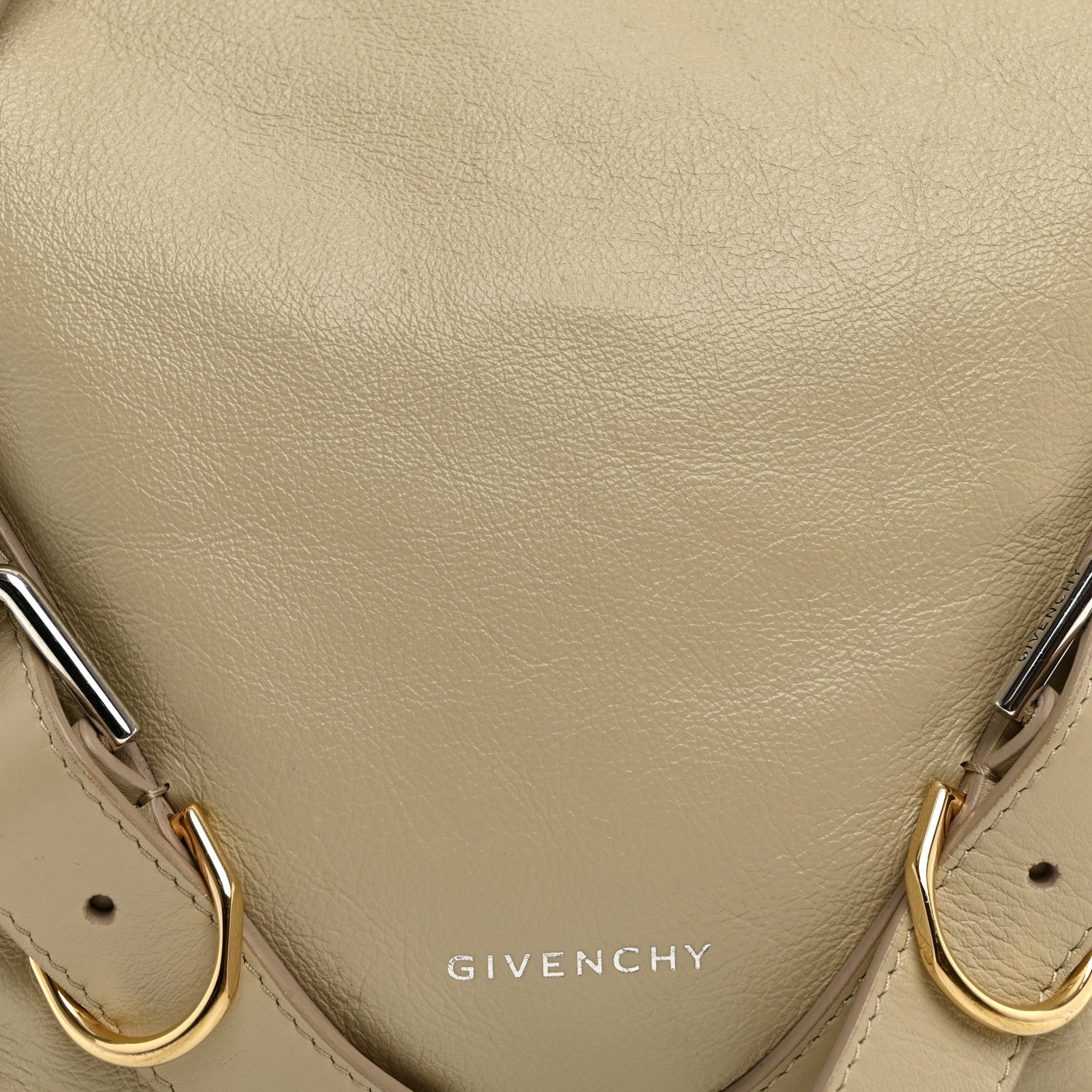 Givenchy Calfskin Small Voyou Bag Ivory 9 of 12
