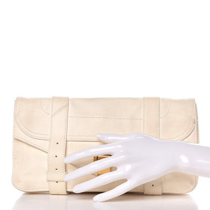 Proenza Schouler Lambskin PS1 Pochette Clutch Ivory 2 of 14