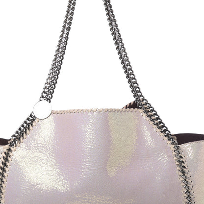Stella McCartney Iridescent Shaggy Deer Falabella Reversible Tote White 12 of 20