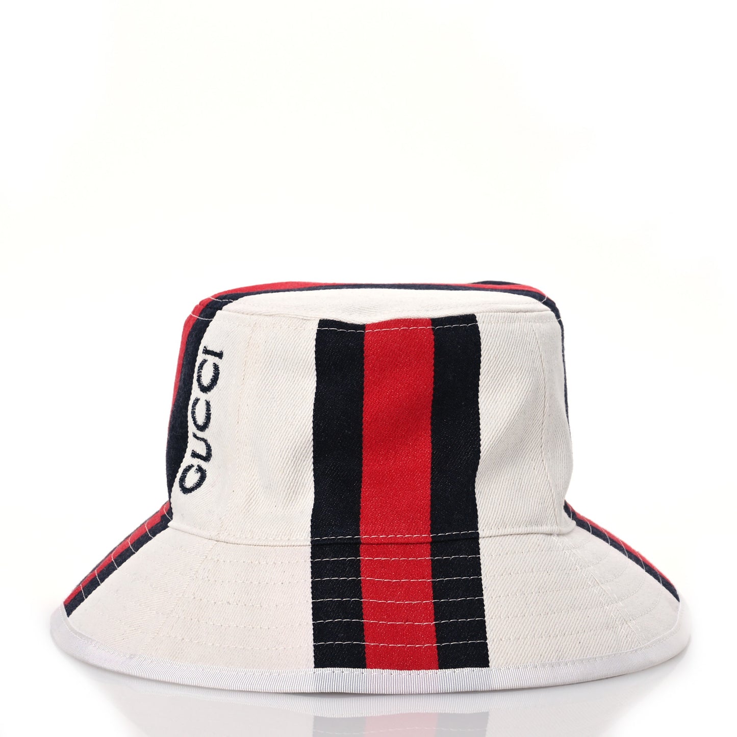 Monogram Canvas Web Bucket Hat S White