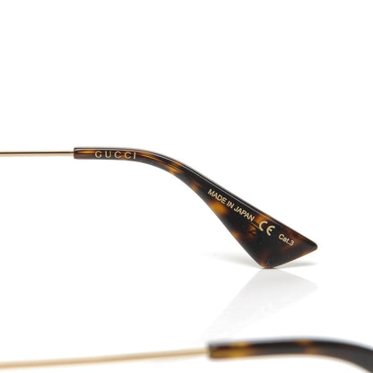 Gucci Web Aviator Sunglasses GG0062S Green Red 5 of 8