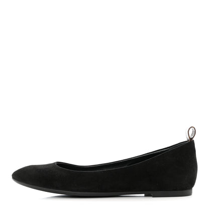 Louis Vuitton Suede Monogram Uniformes Ballet Flats 40 Black 1 of 10