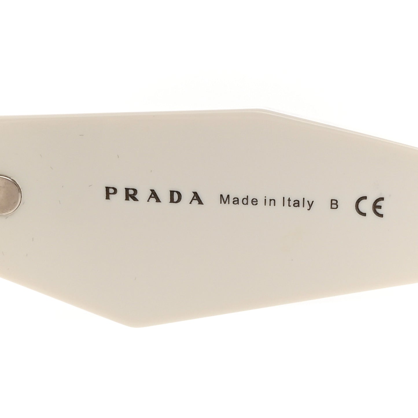 Acetate Symbole Sunglasses SPR 07Y-F White