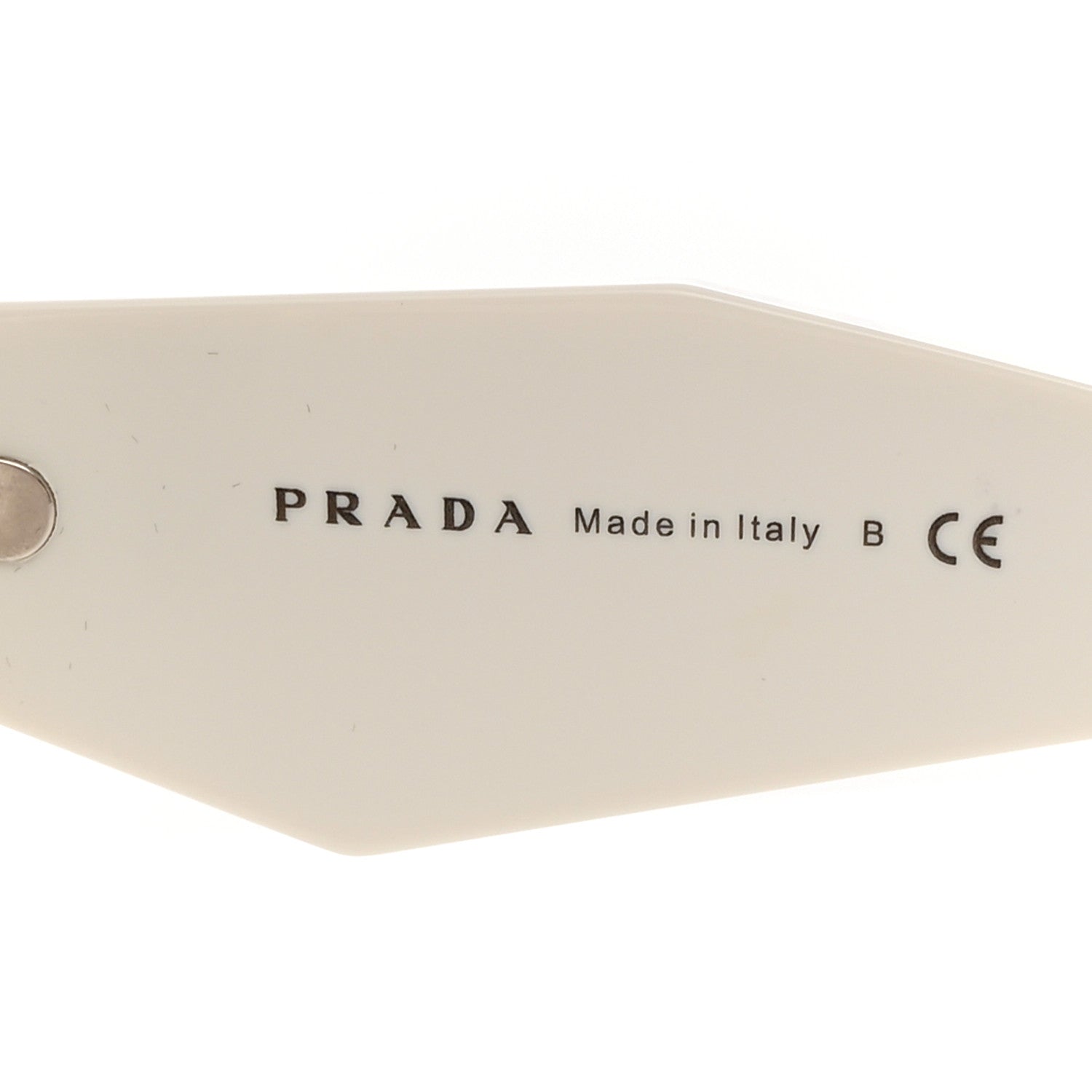 Prada Acetate Symbole Sunglasses SPR 07Y-F White 6 of 8
