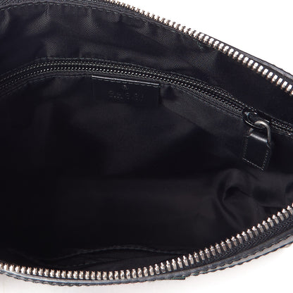 Gucci GG Supreme Monogram Web Messenger Bag Black 7 of 10