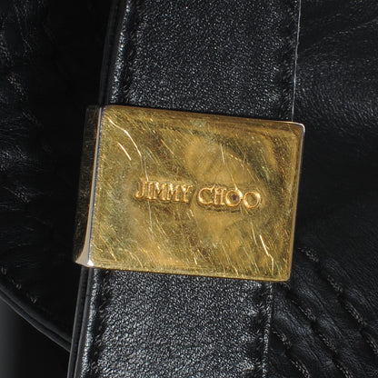 Jimmy Choo Leather Ayse Shoulder Bag Black 8 of 8