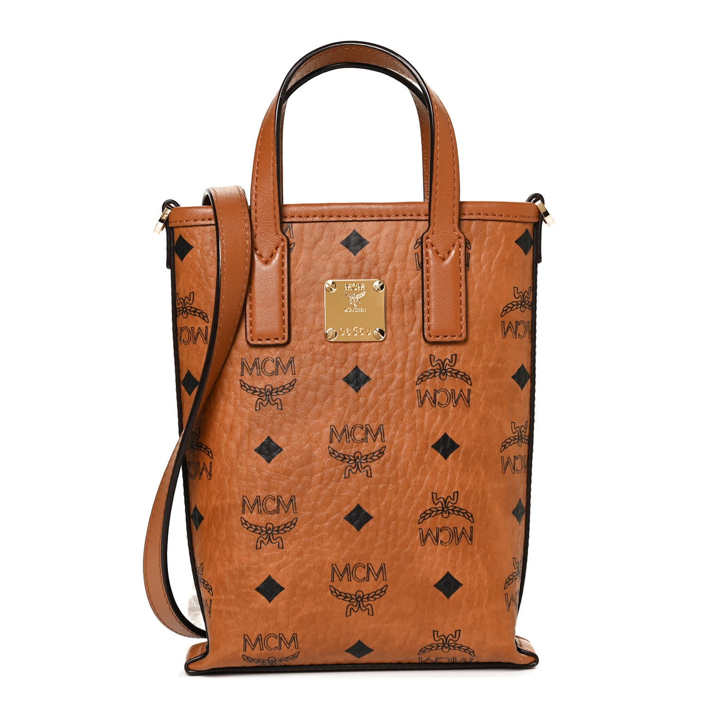 Visetos Essential Crossbody Bag Cognac