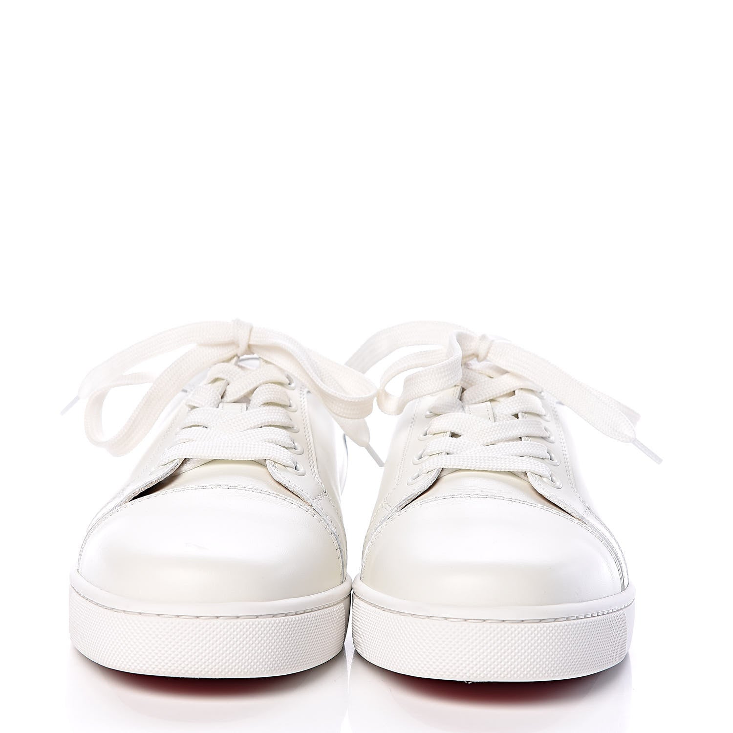 Christian Louboutin Calfskin Vieira Flat Sneakers 39 Latte 2 of 9
