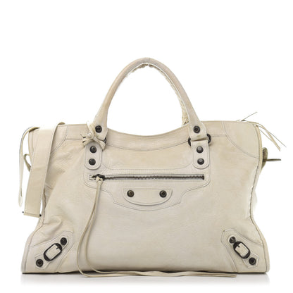 Balenciaga Agneau Classic Hardware City White 3 of 16