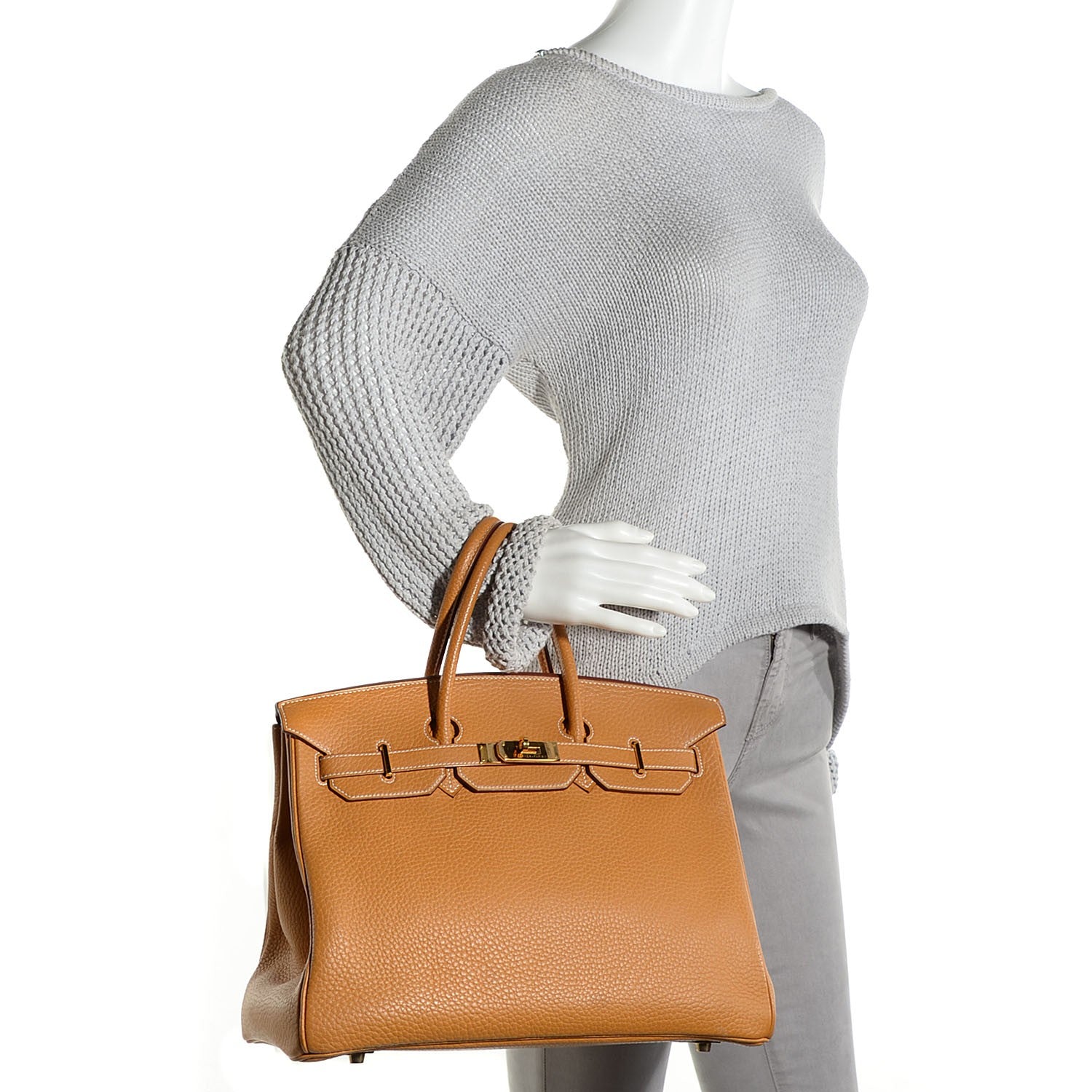Hermes Fjord Birkin 35 Natural Sable 2 of 26