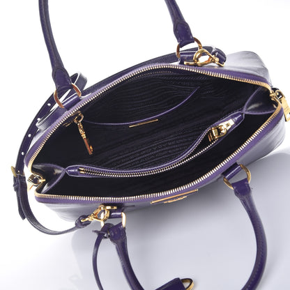 Prada Saffiano Vernice Medium Promenade Tote Viola 6 of 11