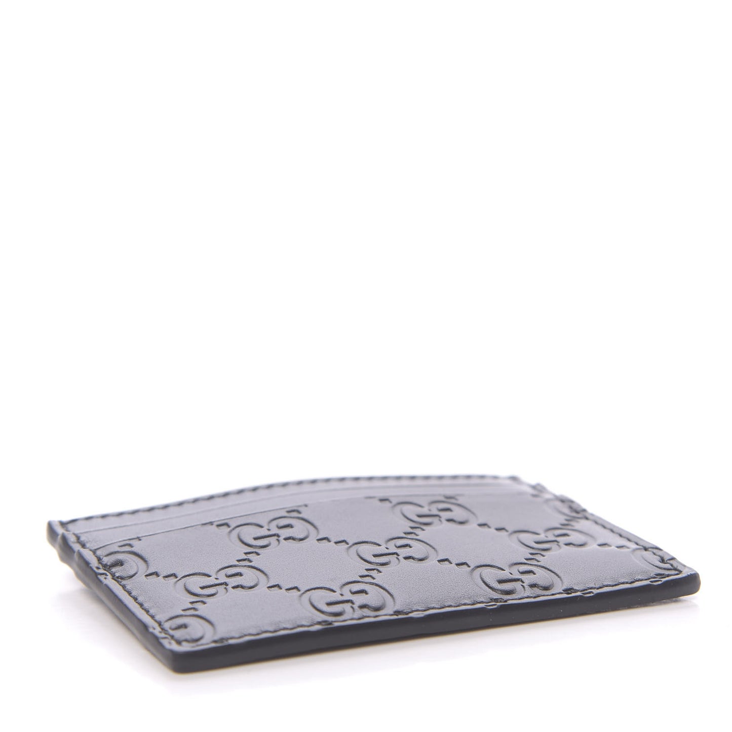 Guccissima Card Holder Black