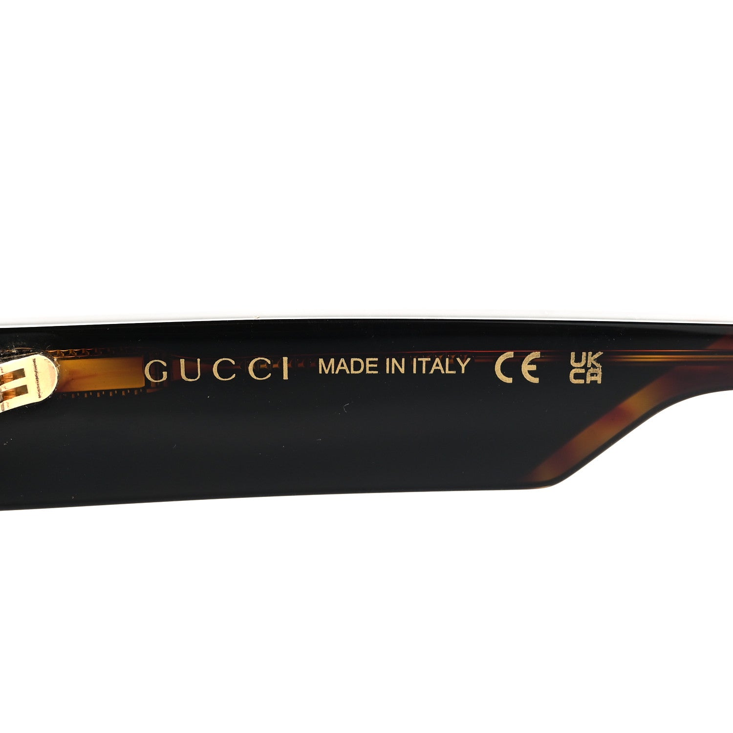 Gucci Acetate Square Frame Web Sunglasses GG1670SK Tortoise 5 of 7