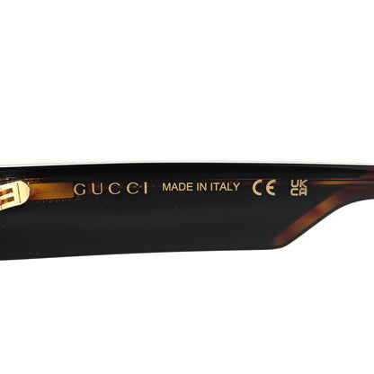 Gucci Acetate Square Frame Web Sunglasses GG1670SK Tortoise 5 of 7