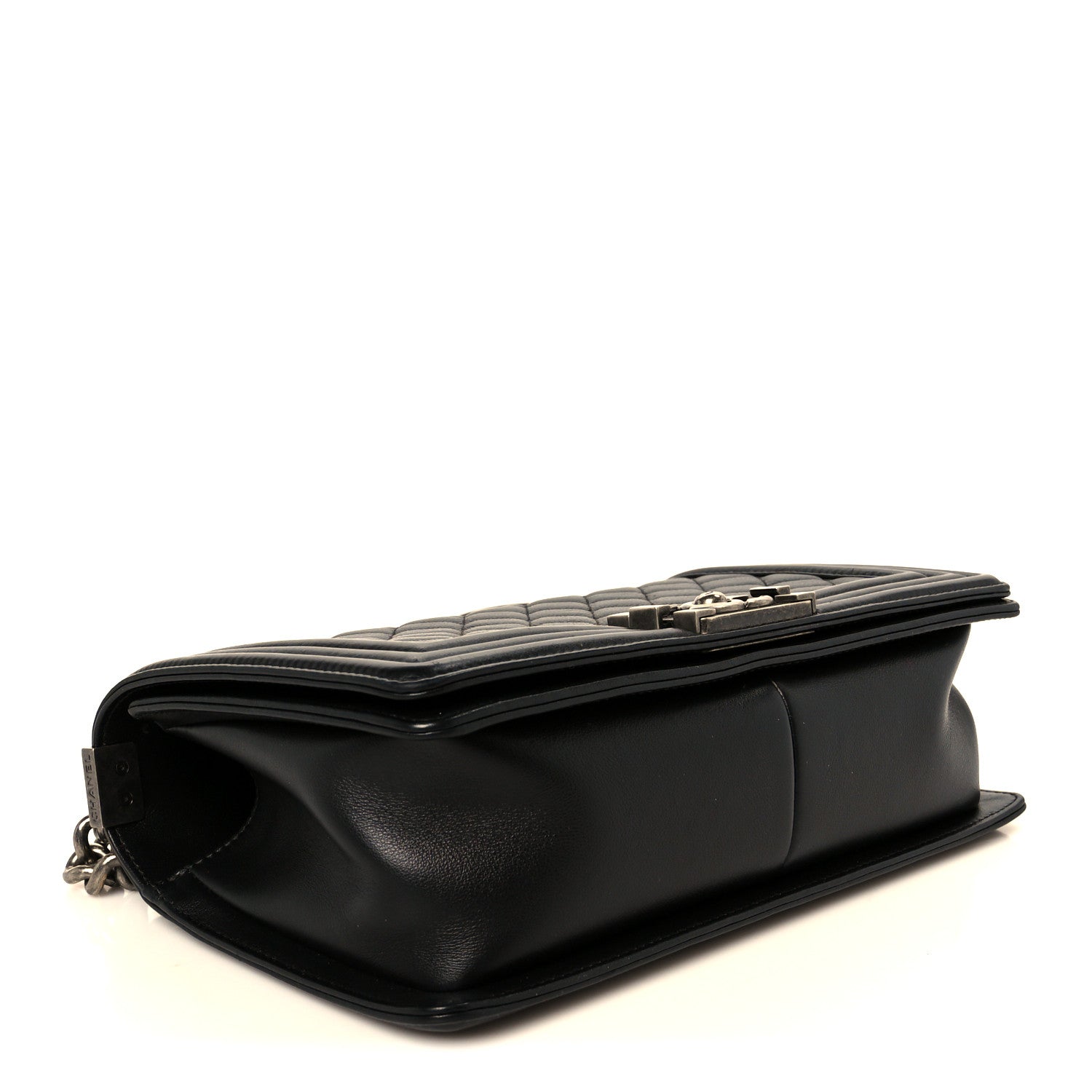 Chanel Calfskin Quilted Medium Boy Flap Black 4 of 11