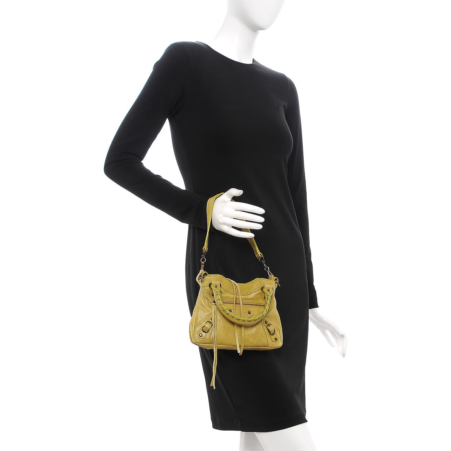Balenciaga Chevre Mini Classique Yellow 2 of 7