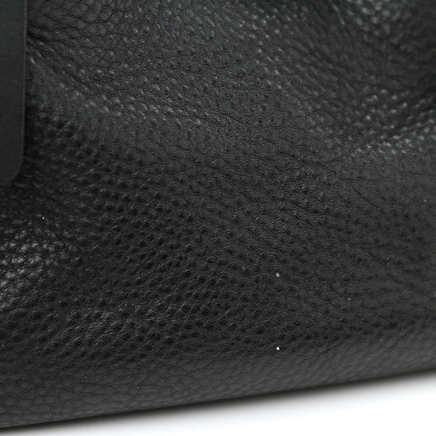 Burberry Grainy Calfskin House Check Small Maidstone Black 11 of 12