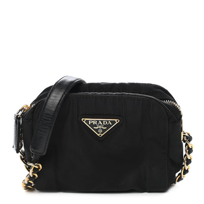 Prada Tessuto Nylon Mini Camera Crossbody Black 1 of 11