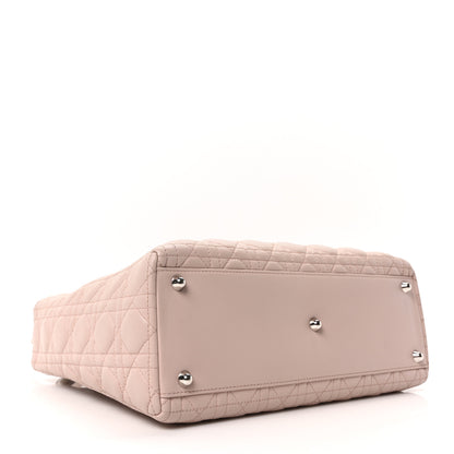 Christian Dior Lambskin Cannage Large Lady Dior Light Pink 4 of 10