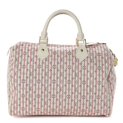 Louis Vuitton Mini Lin Croisette Speedy 30 Rouge 1 of 8