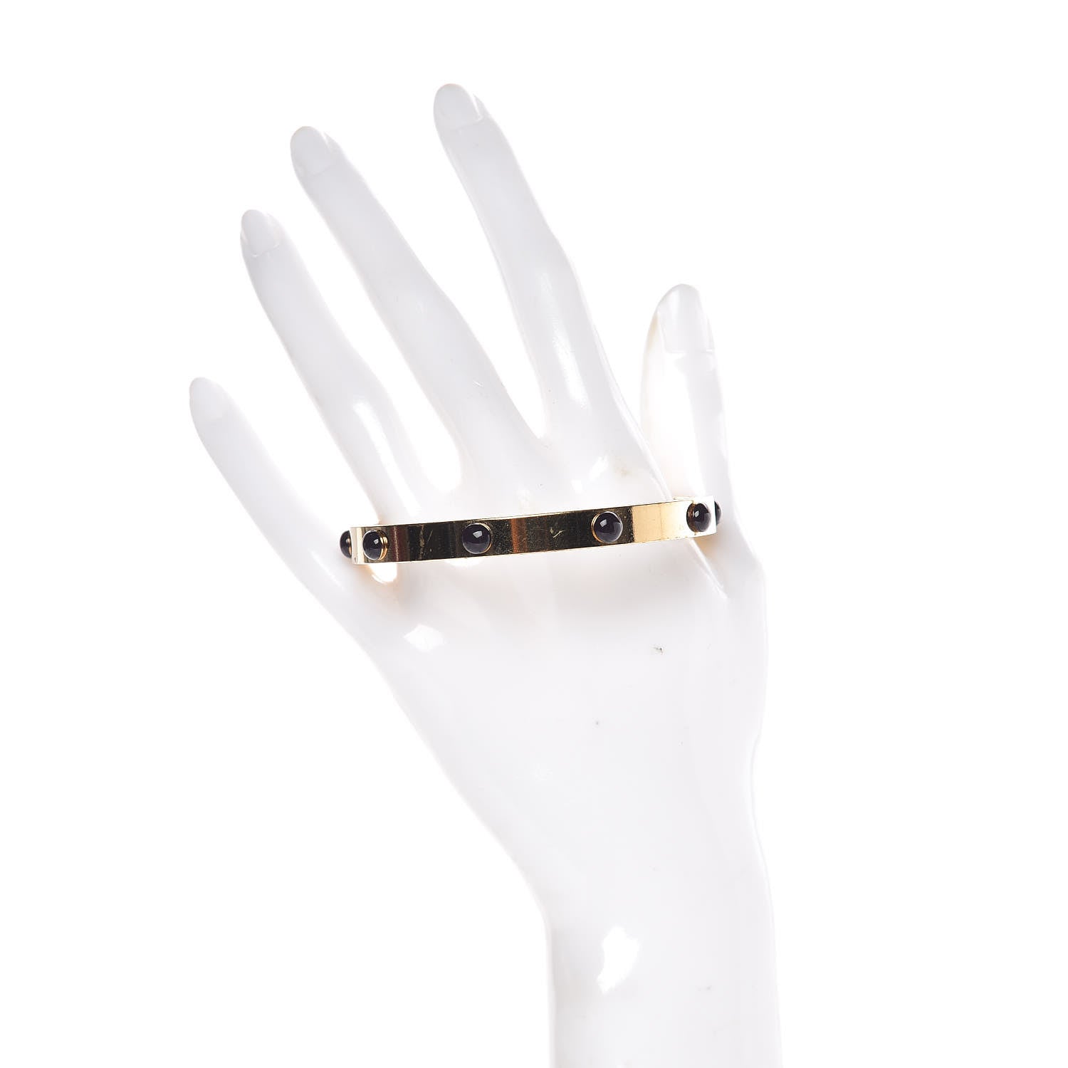 Louis Vuitton Lacquer Small Gimme a Clue Bracelet Blue Nuit 2 of 6