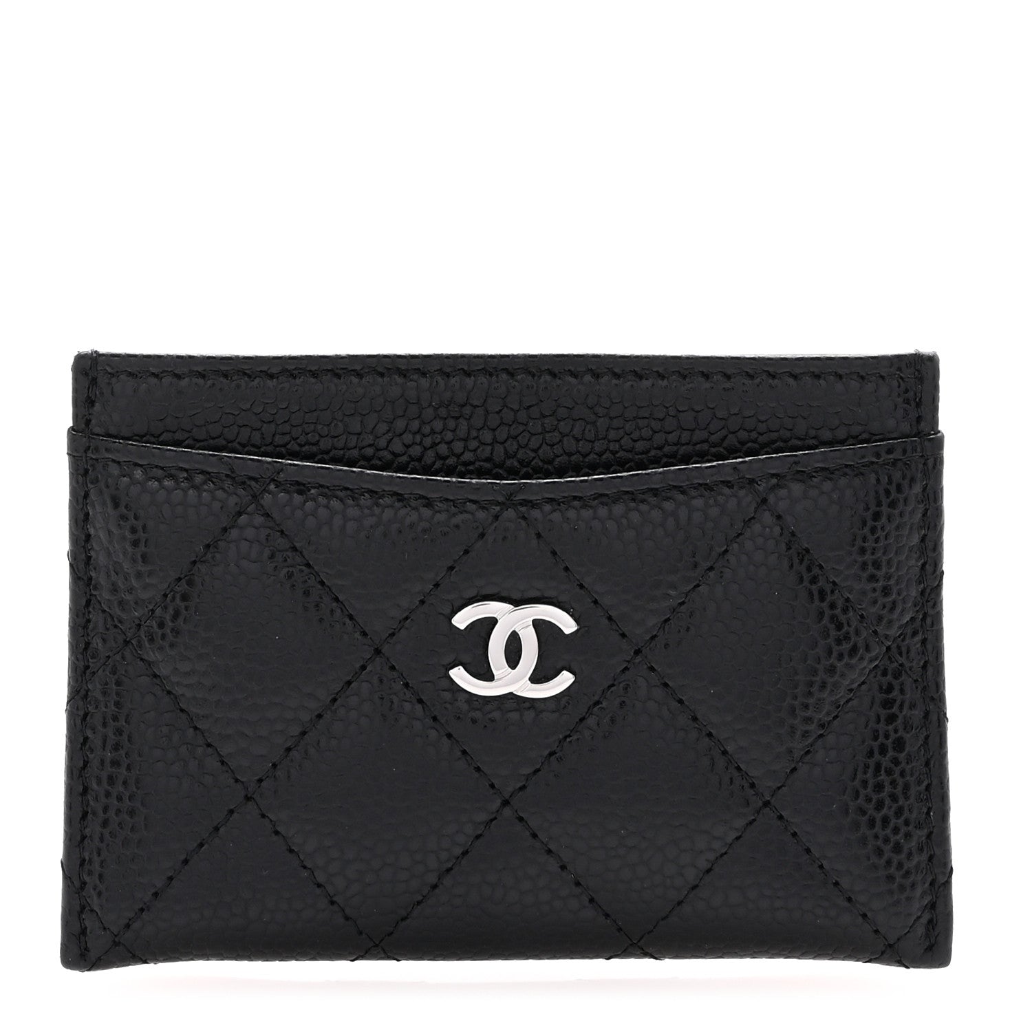 Chanel Caviar Quilted Card Holder Black 1 of 8