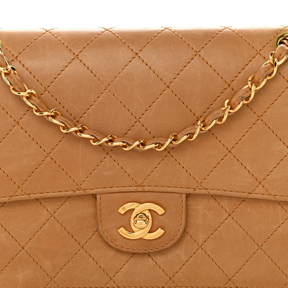 Chanel Lambskin Quilted Small Single Flap Beige 8 of 11