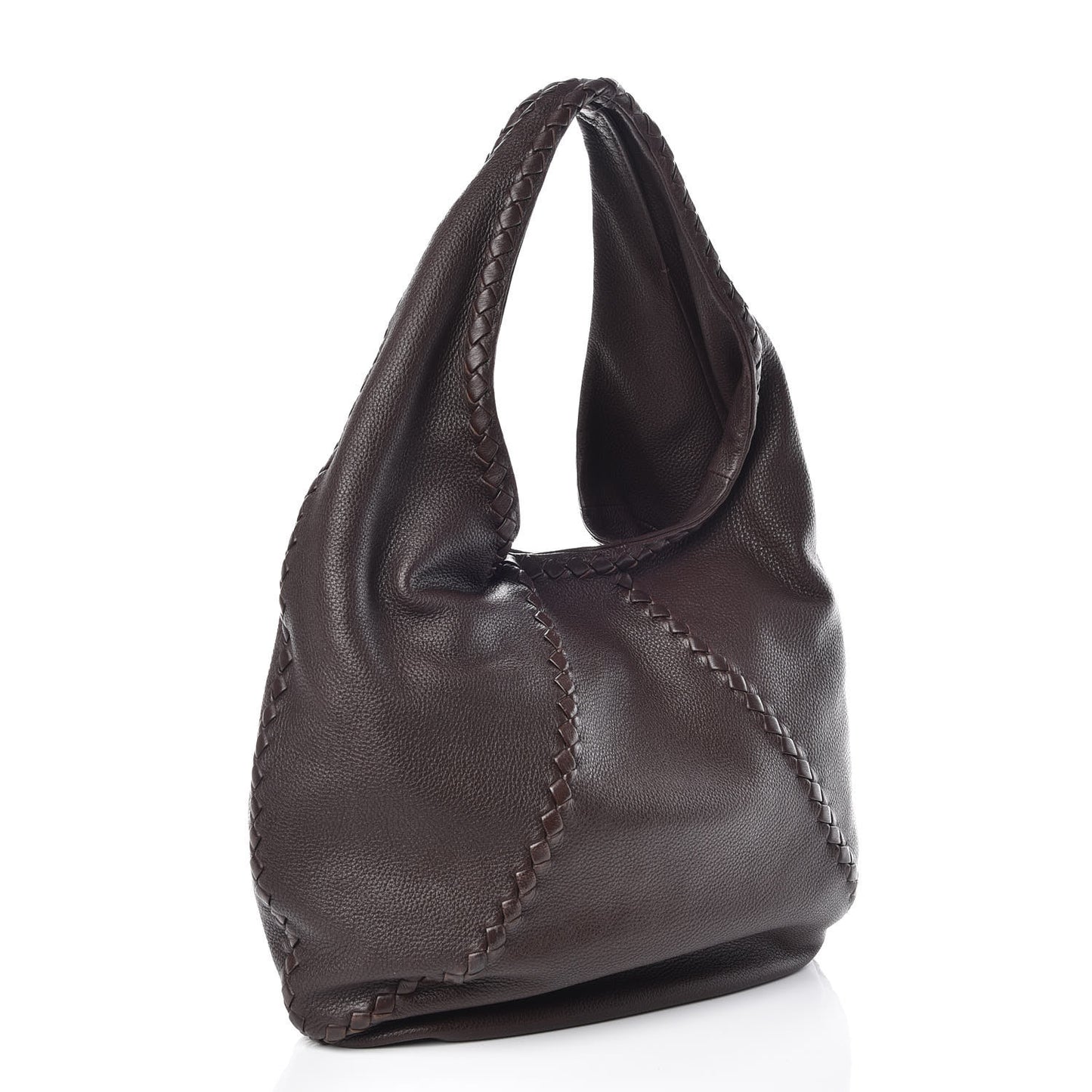 Cervo Deerskin Large Hobo Ebano