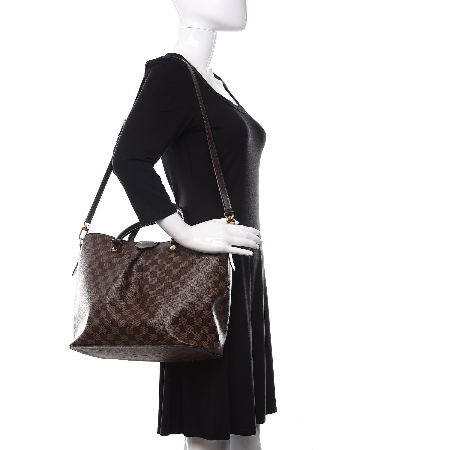 Louis Vuitton Damier Ebene Siena GM 2 of 10