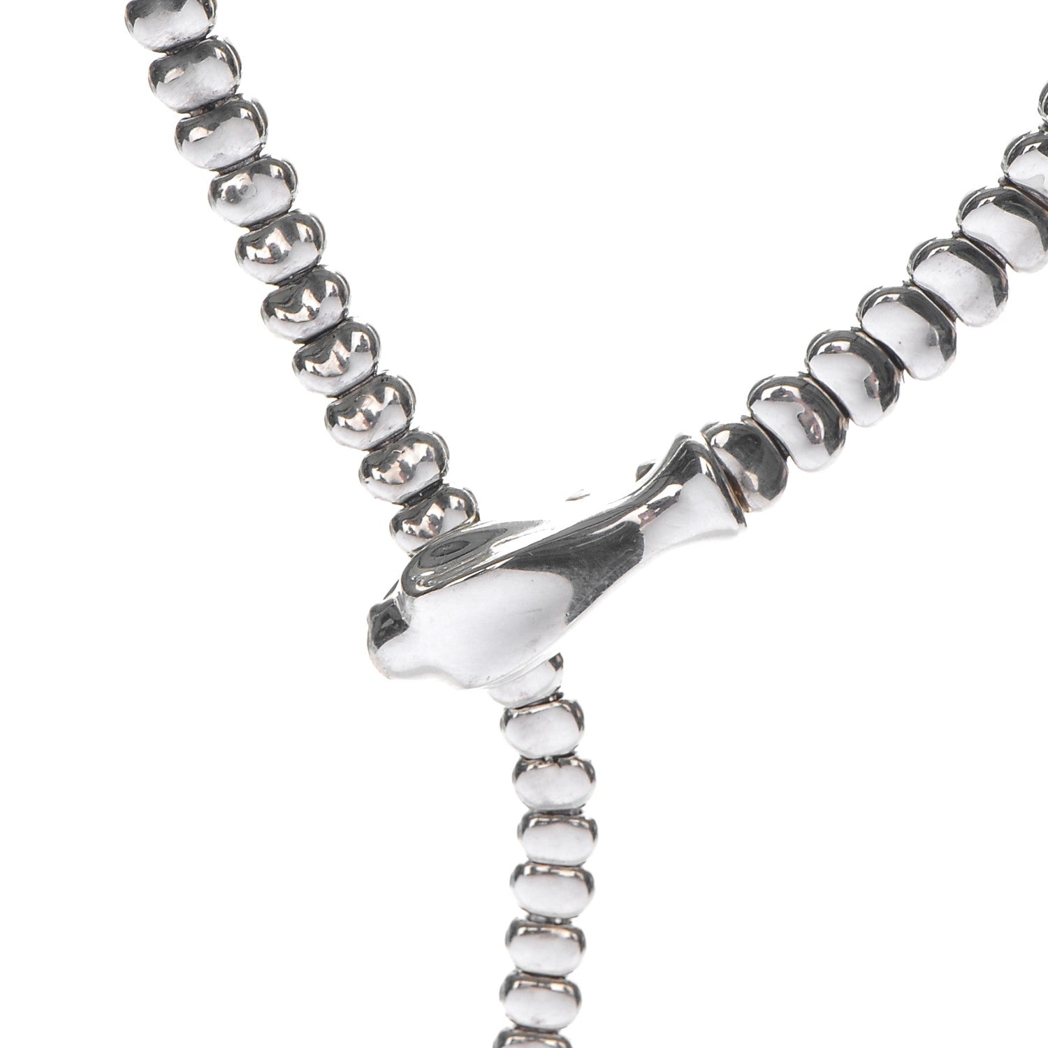 Tiffany Sterling Silver Elsa Peretti Snake Necklace 3 of 5