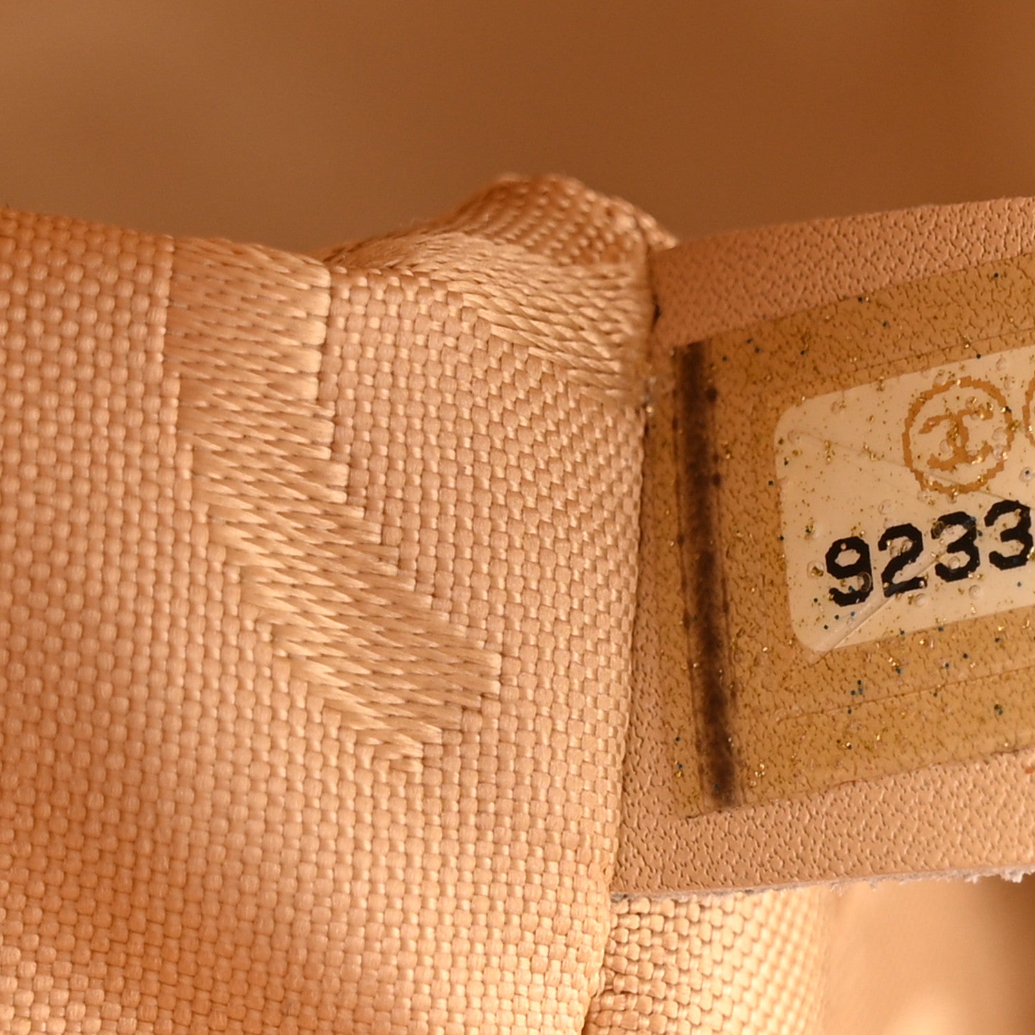 Chanel Calfskin Contrast Stitch Surpique Bowler Beige 9 of 21