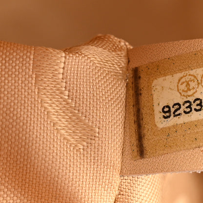Chanel Calfskin Contrast Stitch Surpique Bowler Beige 9 of 21