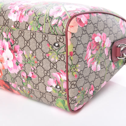 Gucci GG Supreme Monogram Blooms Medium Boston Beige Multicolor Dry Rose 7 of 10