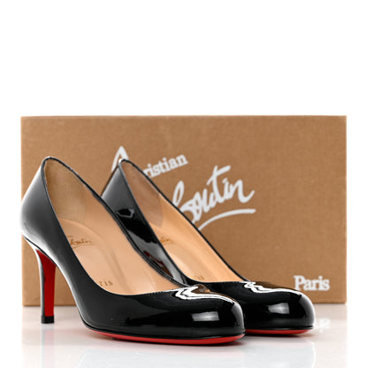 Christian Louboutin Patent Simple 70 Pumps 35 Black 8 of 8