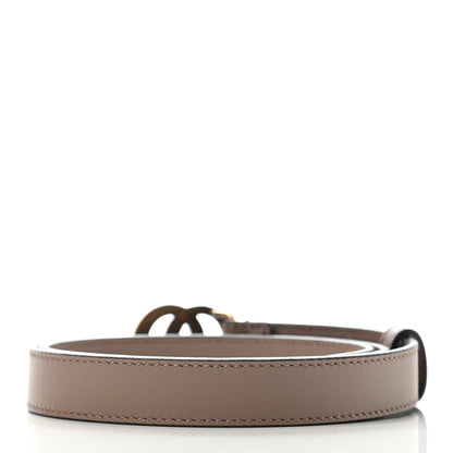 Gucci Calfskin Double G 20mm Belt 75 30 Porcelain Rose 2 of 4