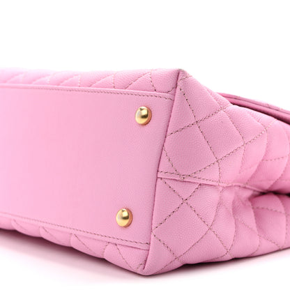 Chanel Caviar Quilted Small Coco Chain Handle Flap Lilac 10 of 13