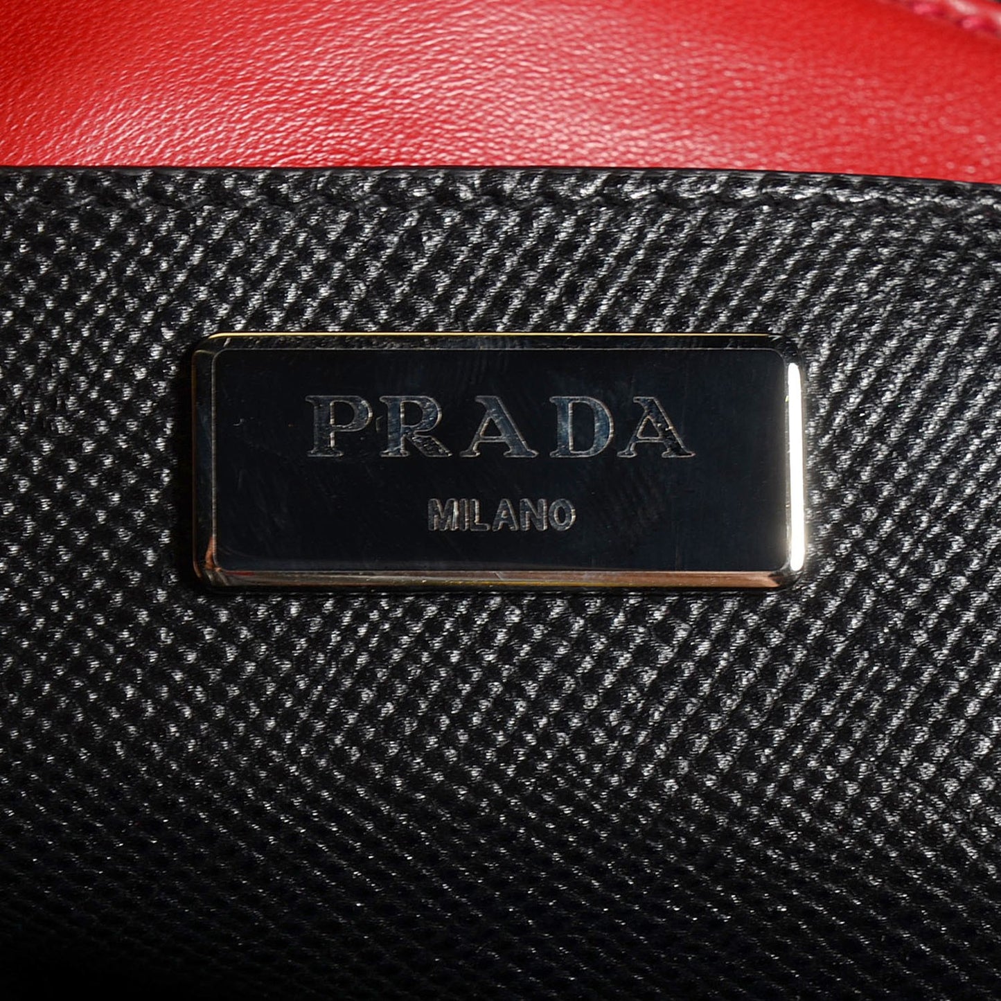 Saffiano Cuir Twin Tote Nero Black