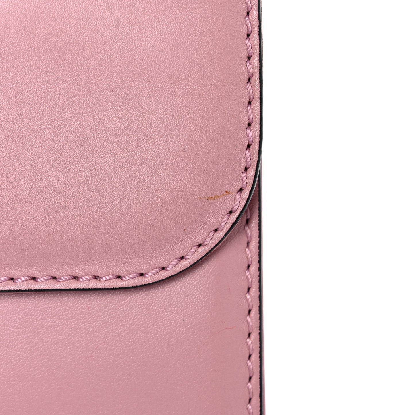 Vitello Large Glam Lock Rockstud Flap Pop Gardenia