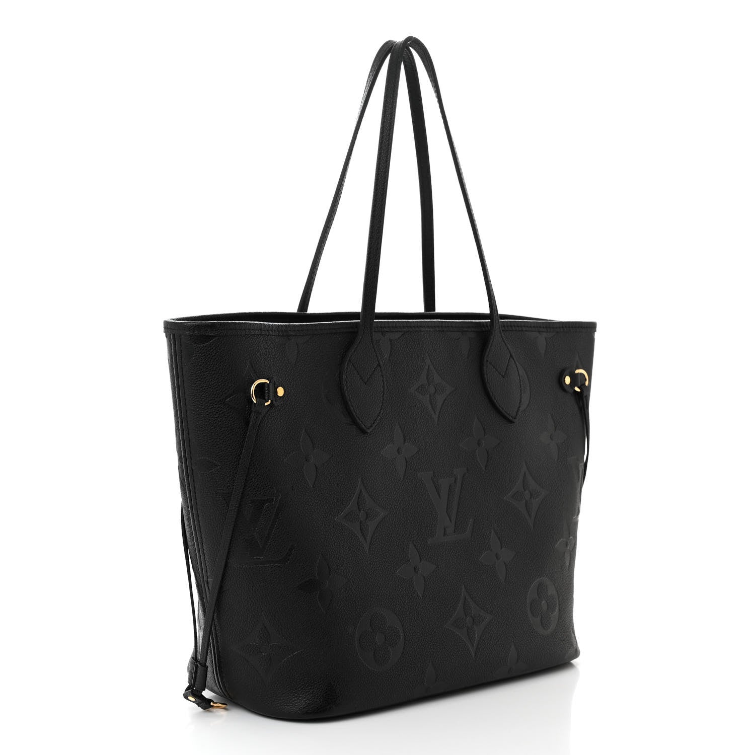 Louis Vuitton Empreinte Monogram Giant Neverfull MM Black 4 of 10