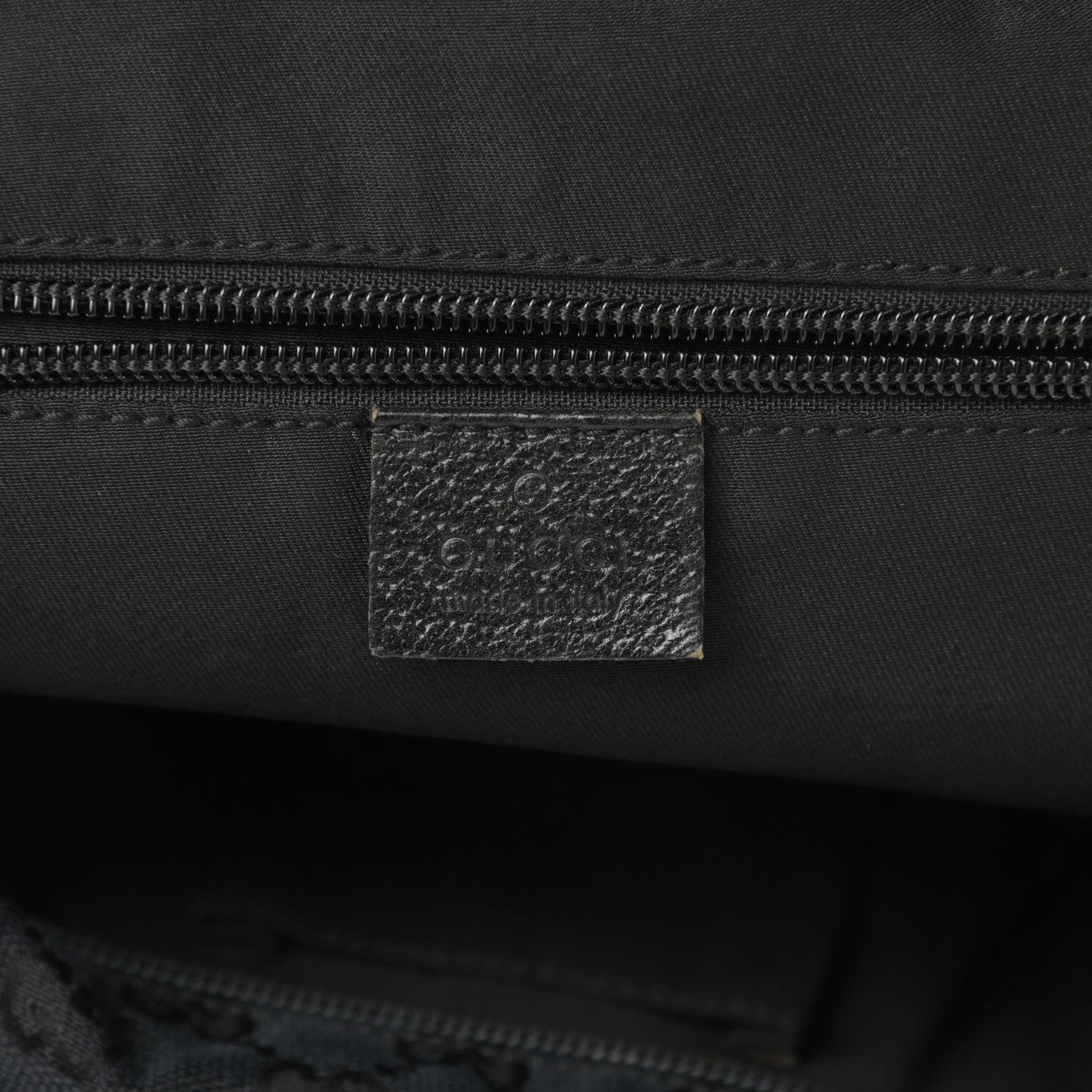 Gucci GG Monogram Small Web Handle Bucket Tote Black 6 of 13