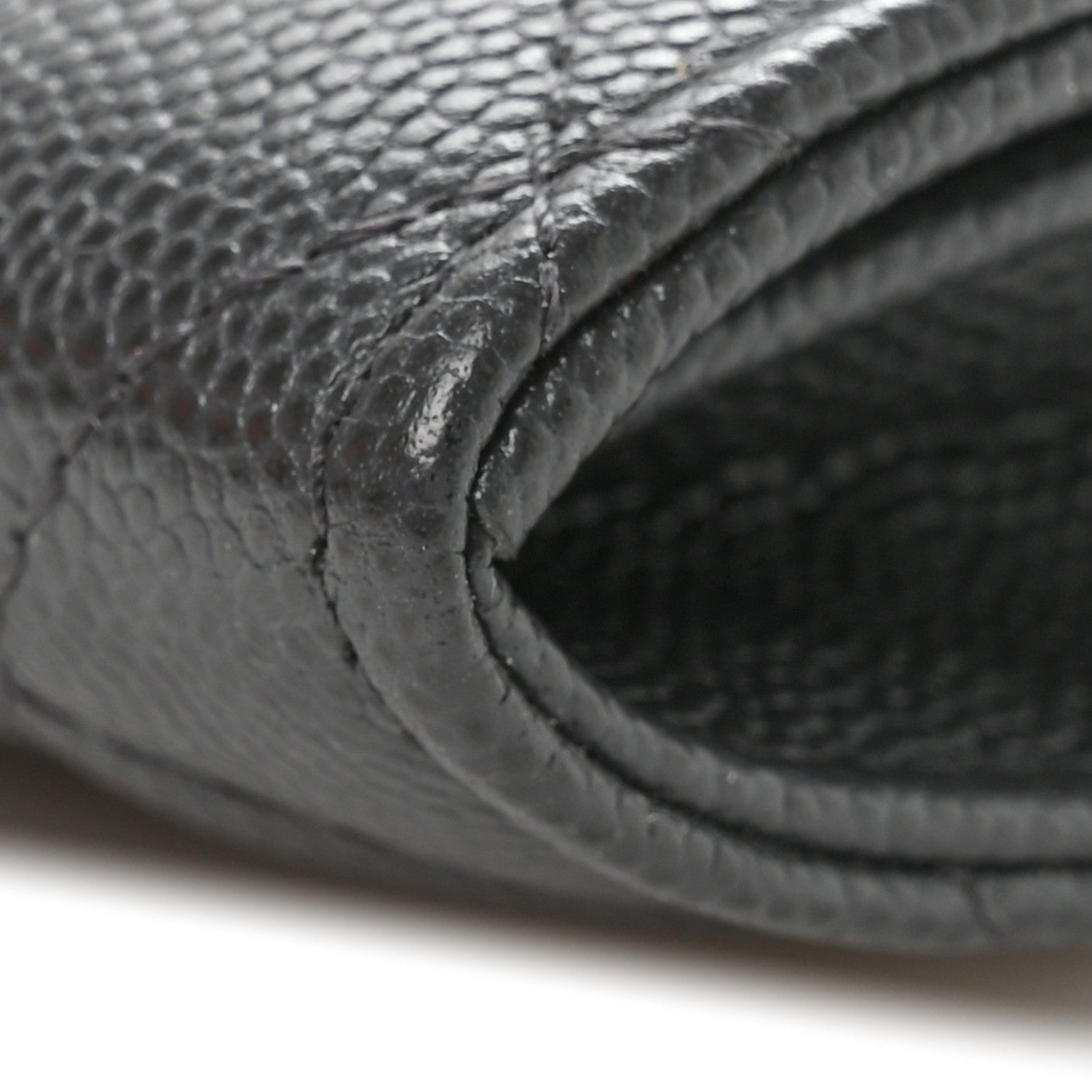 Chanel Caviar Quilted Bracelet On Chain Clutch Grey 11 of 11