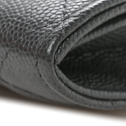 Chanel Caviar Quilted Bracelet On Chain Clutch Grey 11 of 11