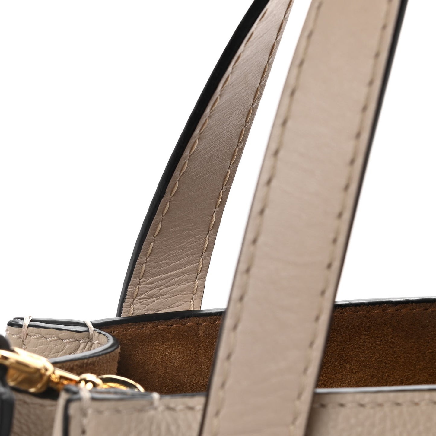 Calfskin Mini Gate Tote Light Oat