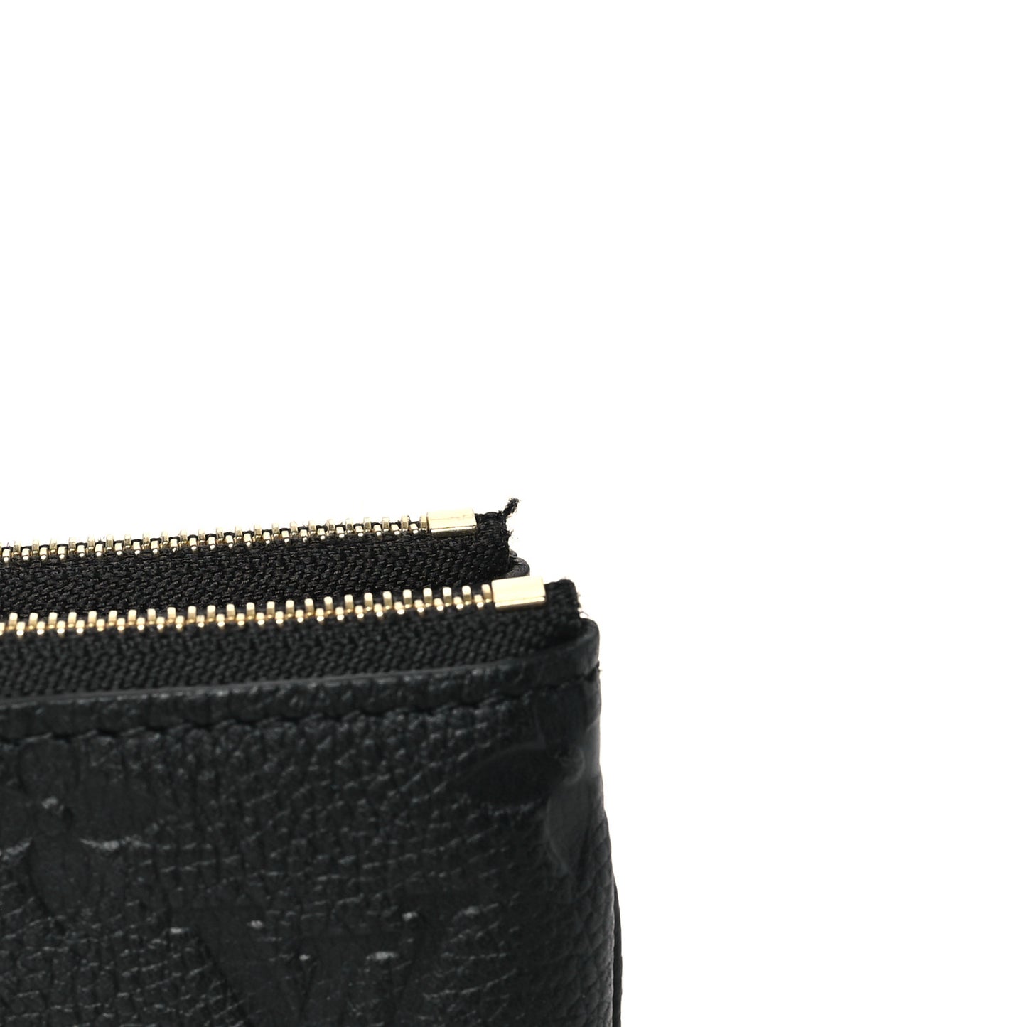 Empreinte Double Zip Pochette Black