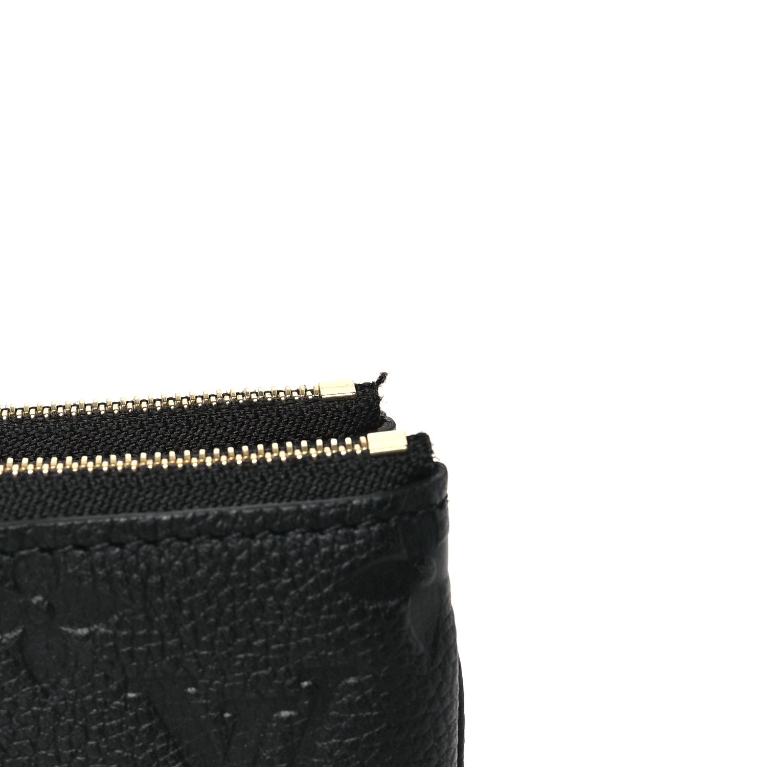 Louis Vuitton Empreinte Double Zip Pochette Black 11 of 12