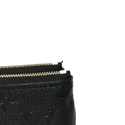 Louis Vuitton Empreinte Double Zip Pochette Black 11 of 12