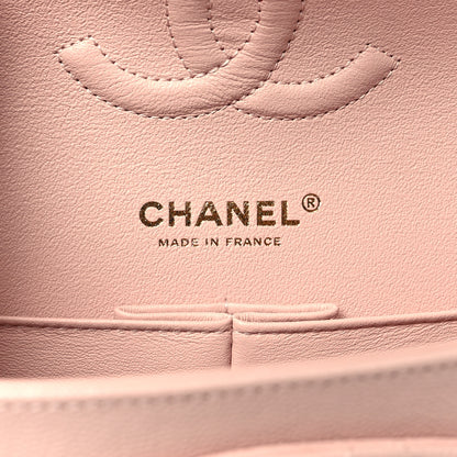 Chanel Caviar Quilted Medium Double Flap Light Pink 6 of 11