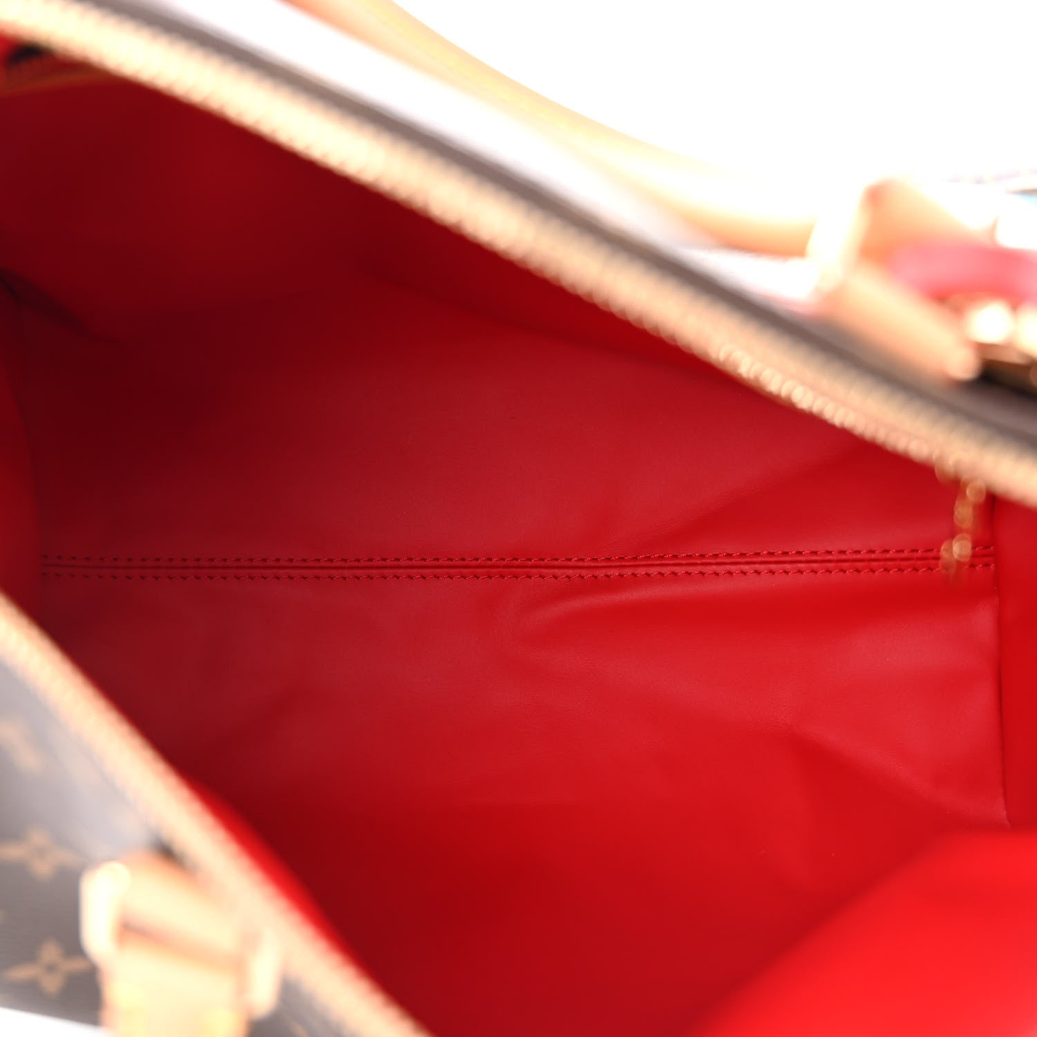 Louis Vuitton Monogram Speedy Soft 30 Red 5 of 9