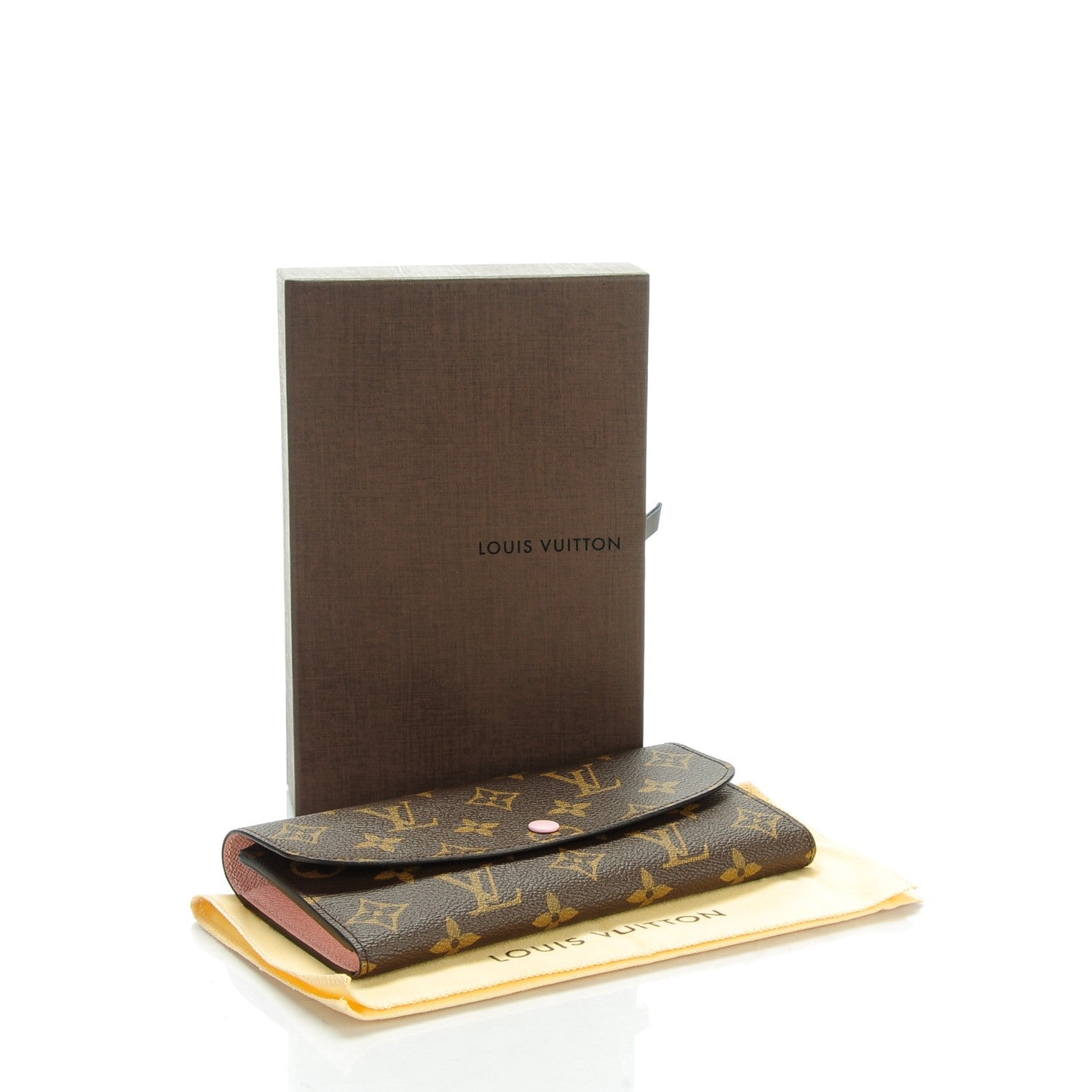 Louis Vuitton Monogram Emilie Wallet Rose Ballerine 4 of 7