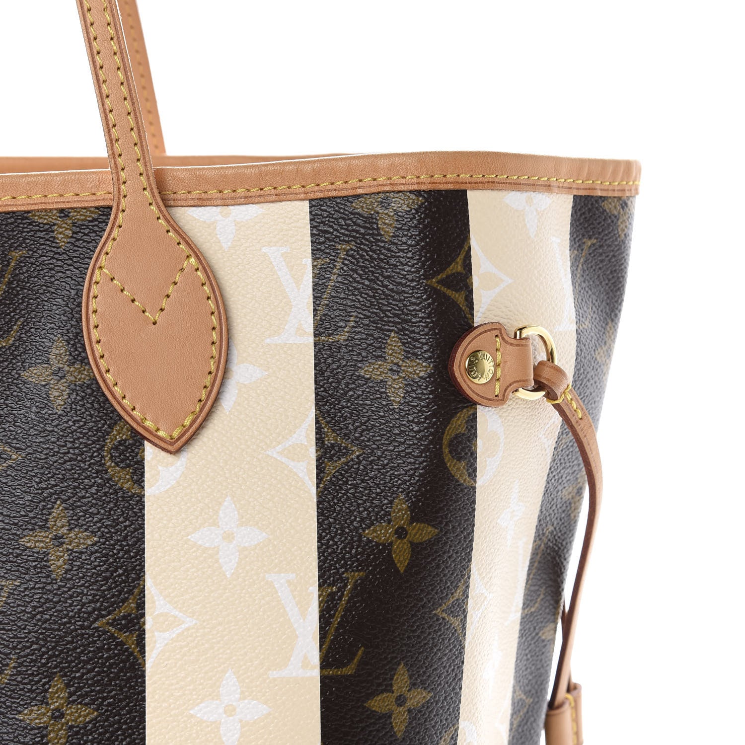 Louis Vuitton Monogram Rayures Neverfull MM 10 of 10